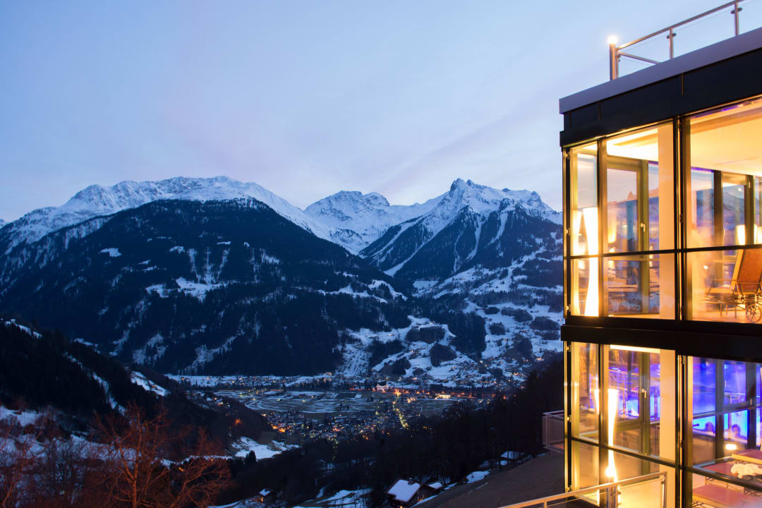 Blick von der Terrasse Hotel Fernblick Montafon