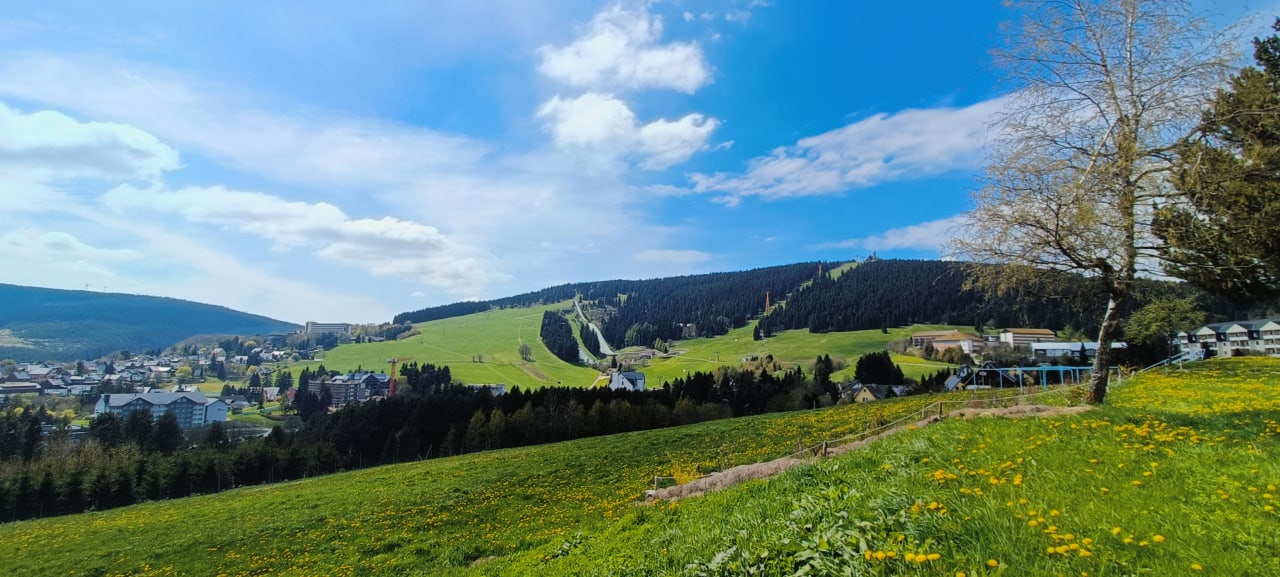 Außenansicht Elldus Resort - Familotel Erzgebirge