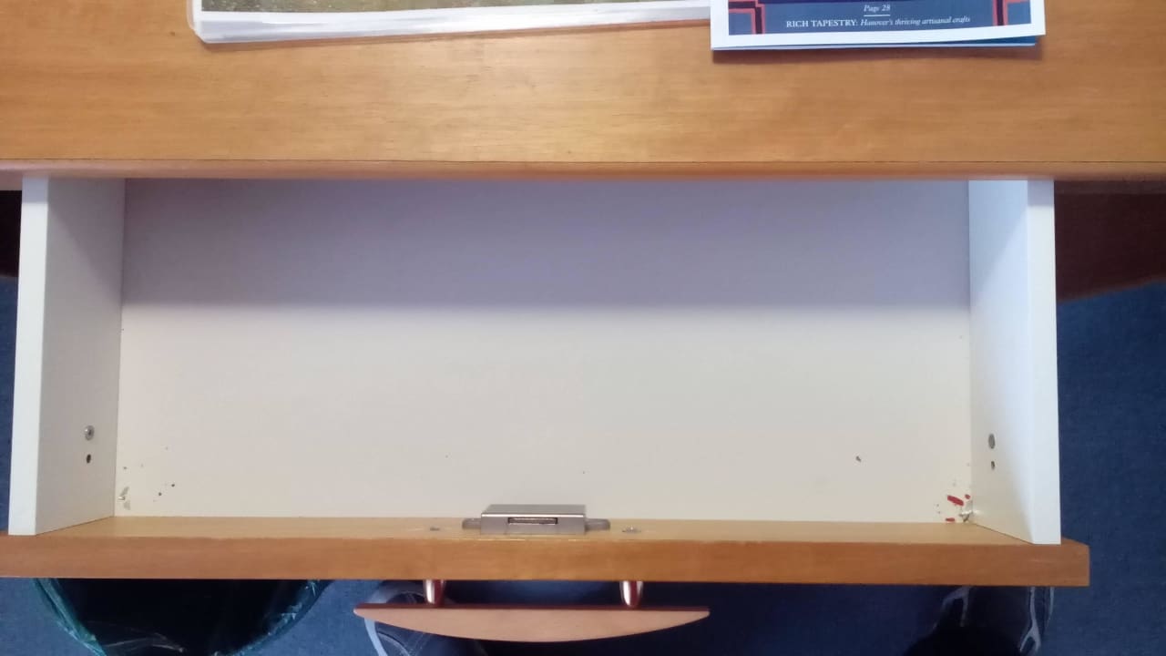 Schreibtischschublade Grandhotel Esplanade