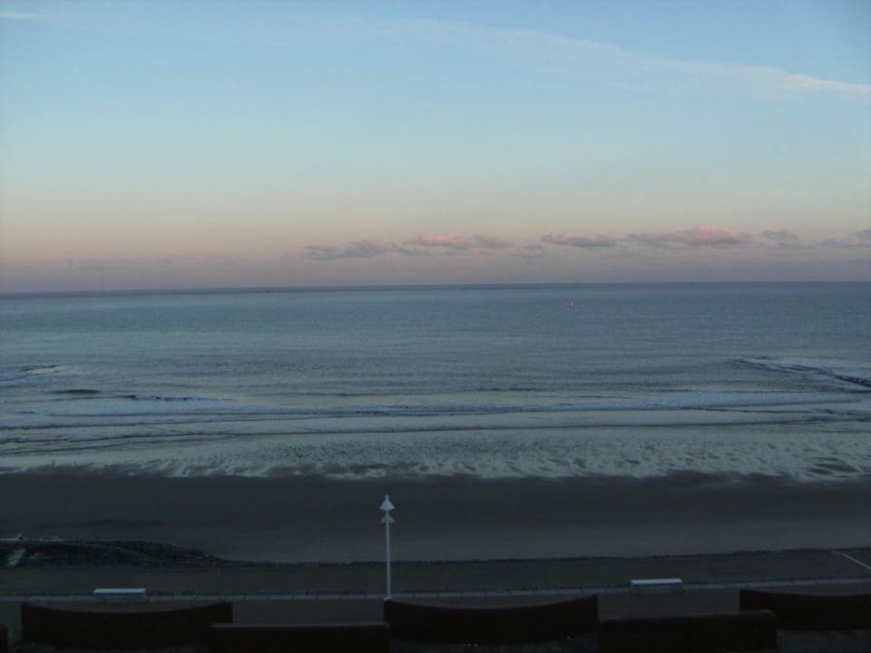 Sonnenaufgang vom Balkon aus Strandhotel Georgshöhe