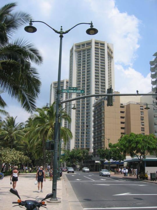 Hotel vom Waikiki Beach aus Hotel Hyatt Regency Waikiki Resort and Spa