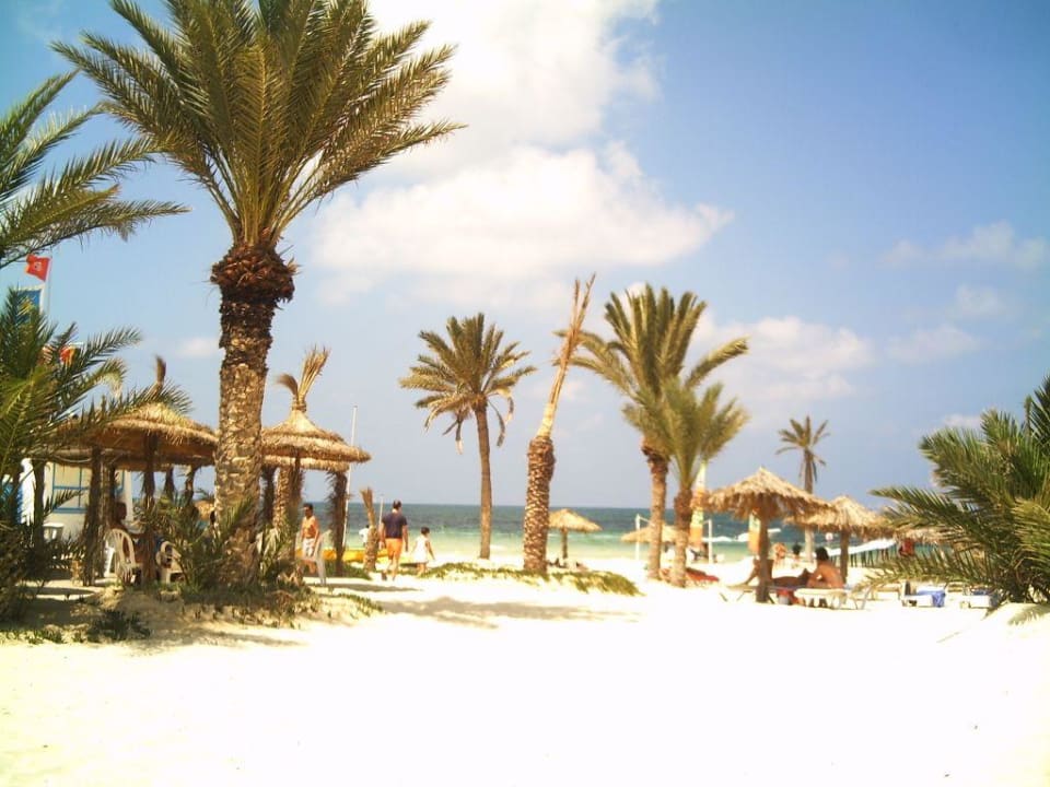 Blick Strandanlage Hotel Sangho Club Zarzis
