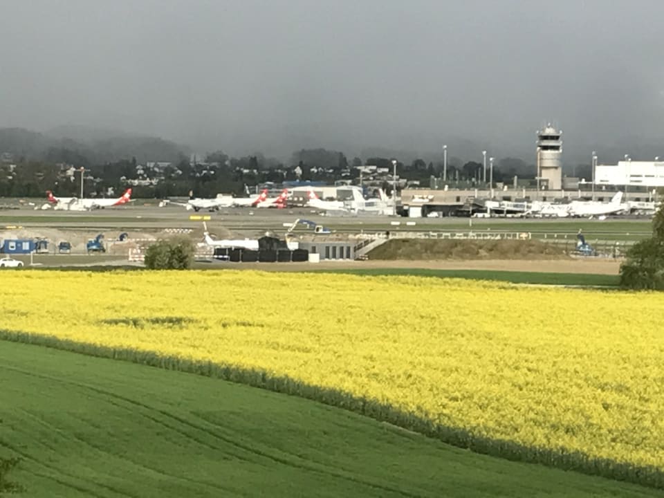 Ausblick Radisson Hotel Zurich Airport