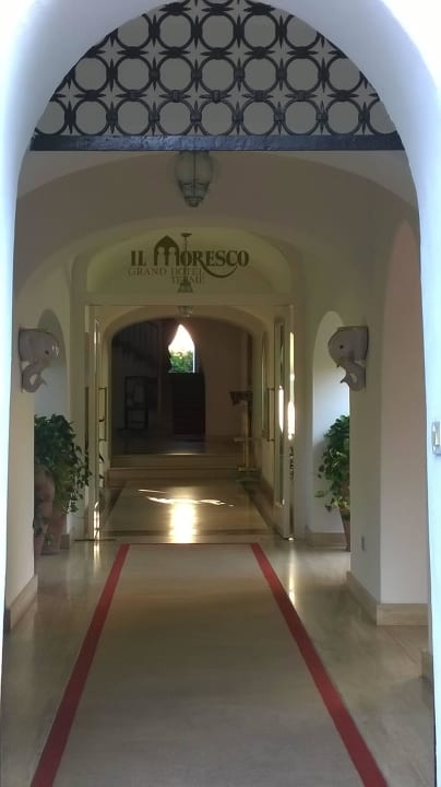 Hoteleingang Hotel Il Moresco Terme