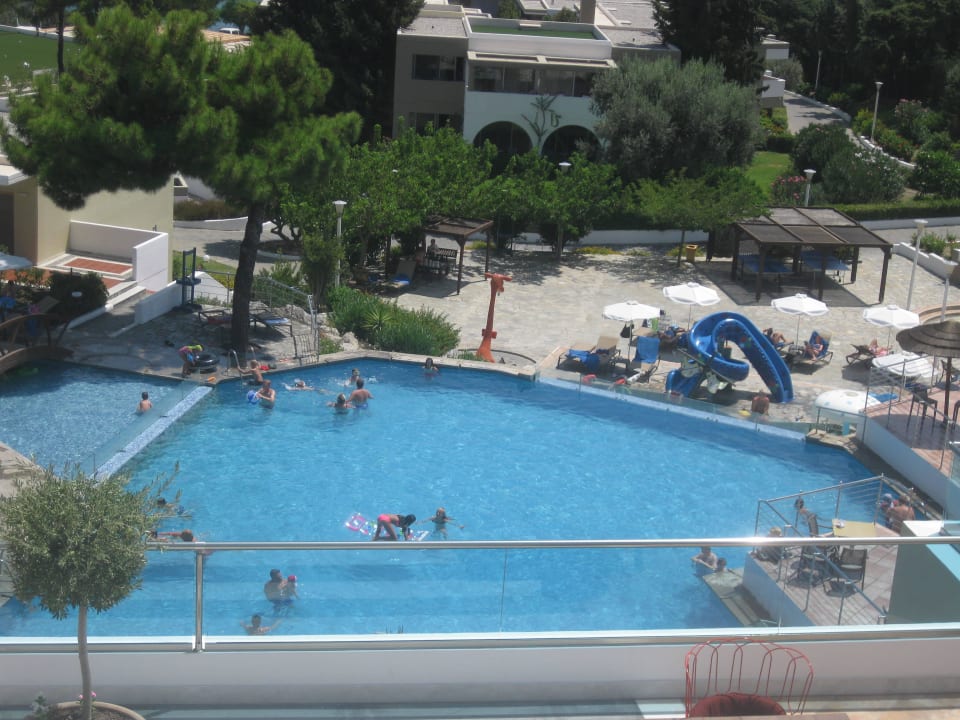 Ausblick vom Zimmer  alltoura Club Hotel Porto Angeli Beach Resort