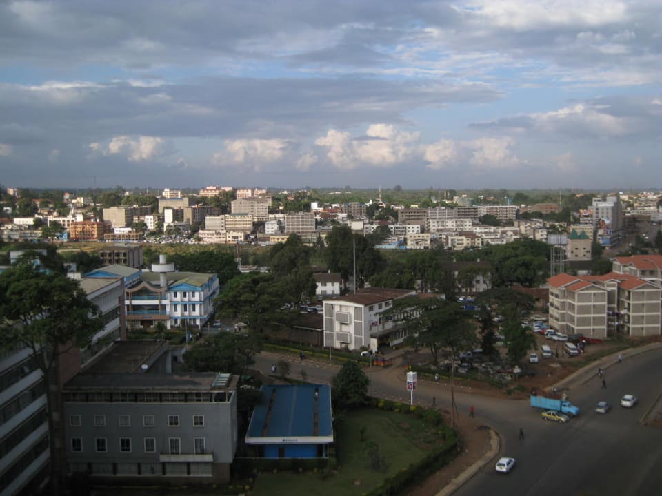 Blick aus Zimmer 1205 Hotel Nairobi Safari Club