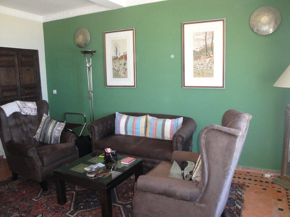 Sitzbereich im Zimmer Hotel Riad Perle D'Eau