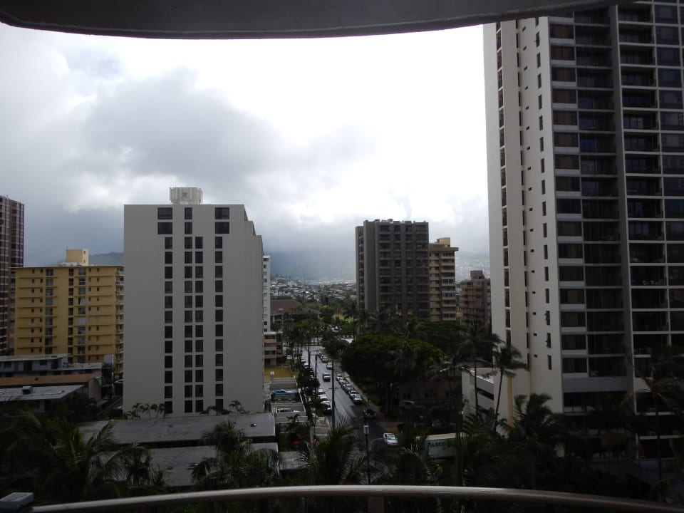 Blick zur Stadt Hilton Waikiki Beach