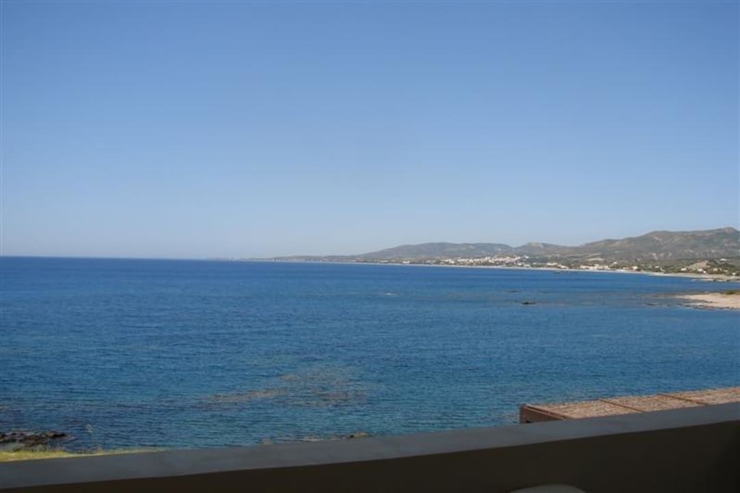 Blick vom Balkon unserer Villa Hotel Al Mare Villas