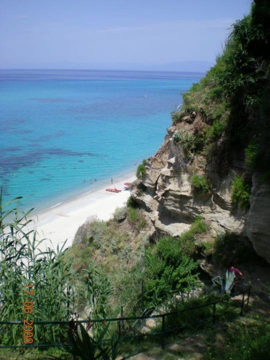 Treppe zum Strand Aldiana Club Rocca Nettuno Calabria
