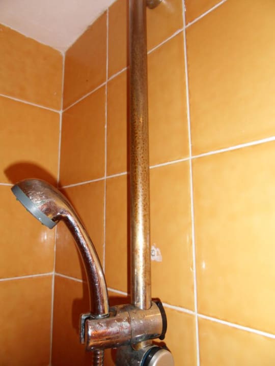 Verrostete Duschstange Palmyra Golden Beach