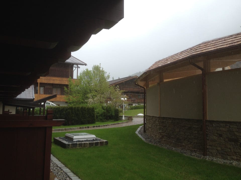 Ausblick vom Zöhrer Zimmer Posthotel Achenkirch