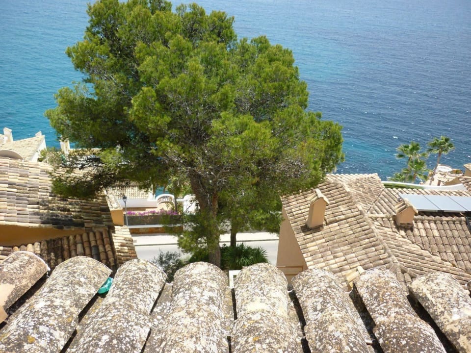 Blick von der Sonnenterasse Hotel Aldea Cala Fornells 2