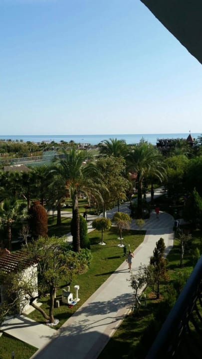 Zimmerblick um die Mittagszeit im November 2015 Belek Beach Resort Hotel
