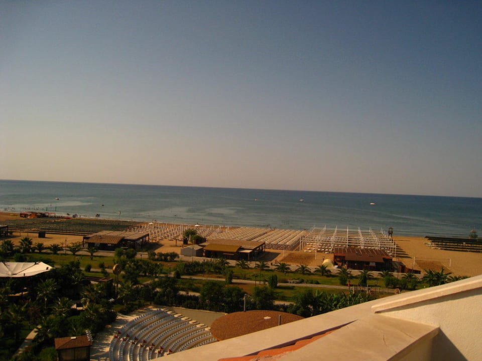 Blick nach vorne aufs Meer Sunis Evren Beach Resort Hotel & Spa