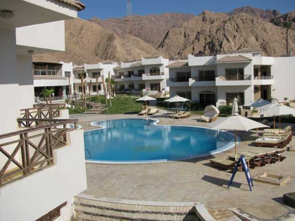 Blick vom Balkon Hotel Sea Sun Dahab