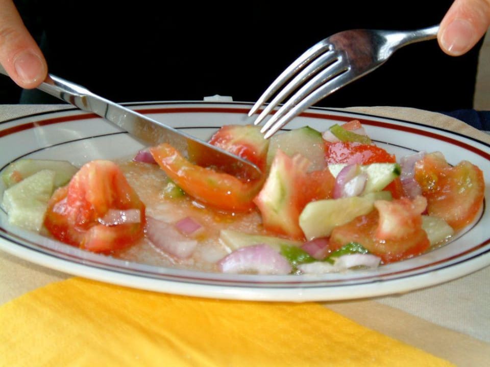 3. Gang des Abendessens Hotel Lido Star