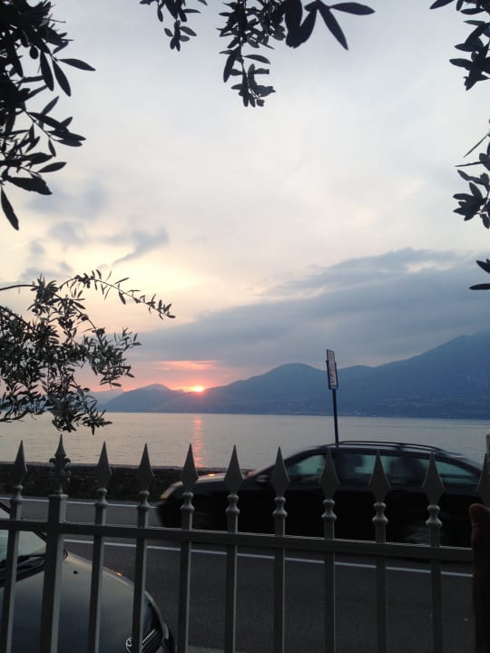 Aussicht von der Terrasse des Restaurants Hotel Fraderiana