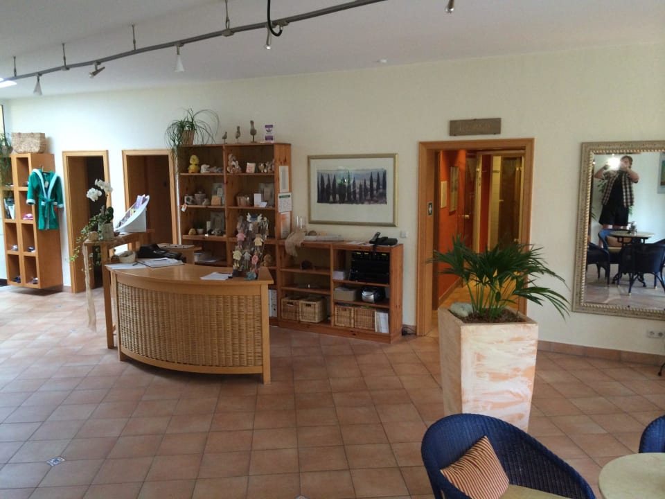 Empfang im Wellnessbereich Menschels Vitalresort