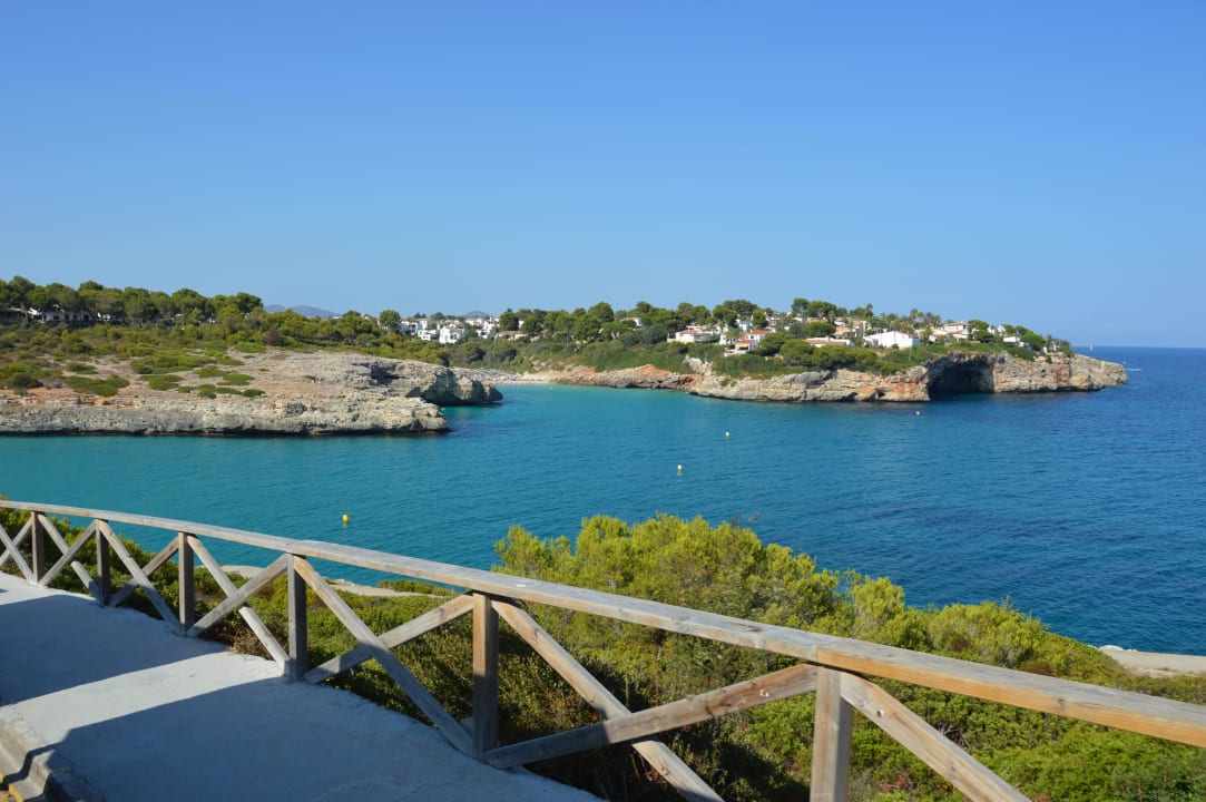 Widok na plaże blau punta reina
