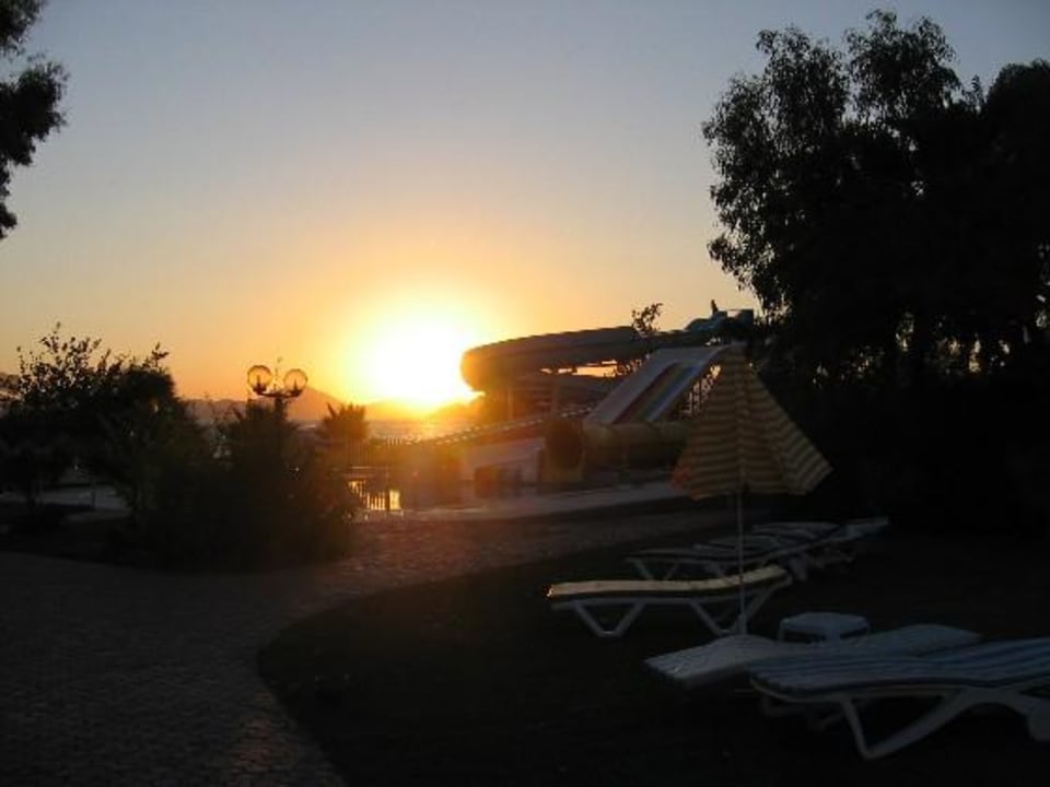 Sonnenuntergang im Tuana Club Tuana Fethiye