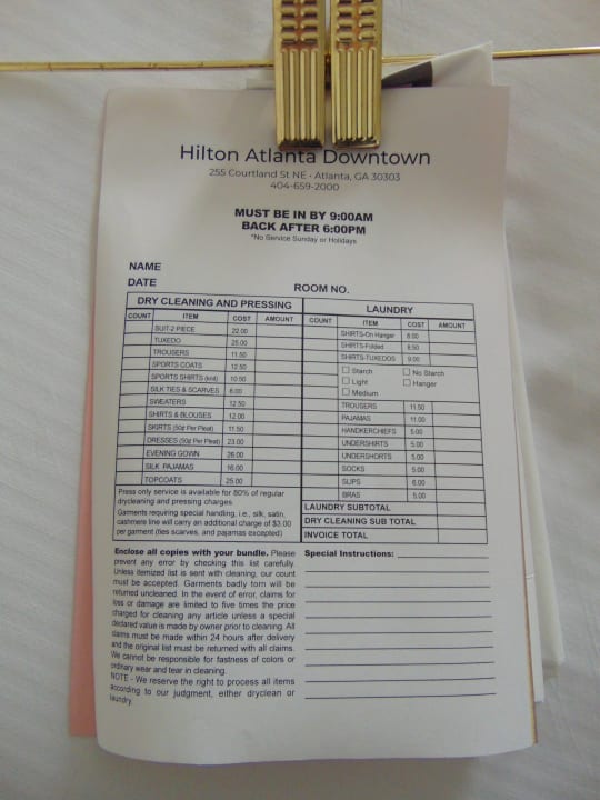 Sonstiges Hotel Hilton Atlanta