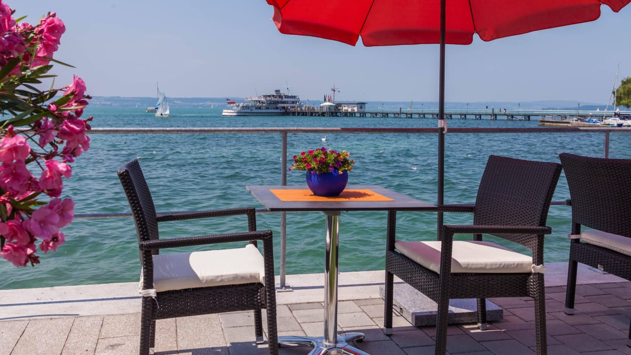 Seeterrasse Seehotel BelRiva