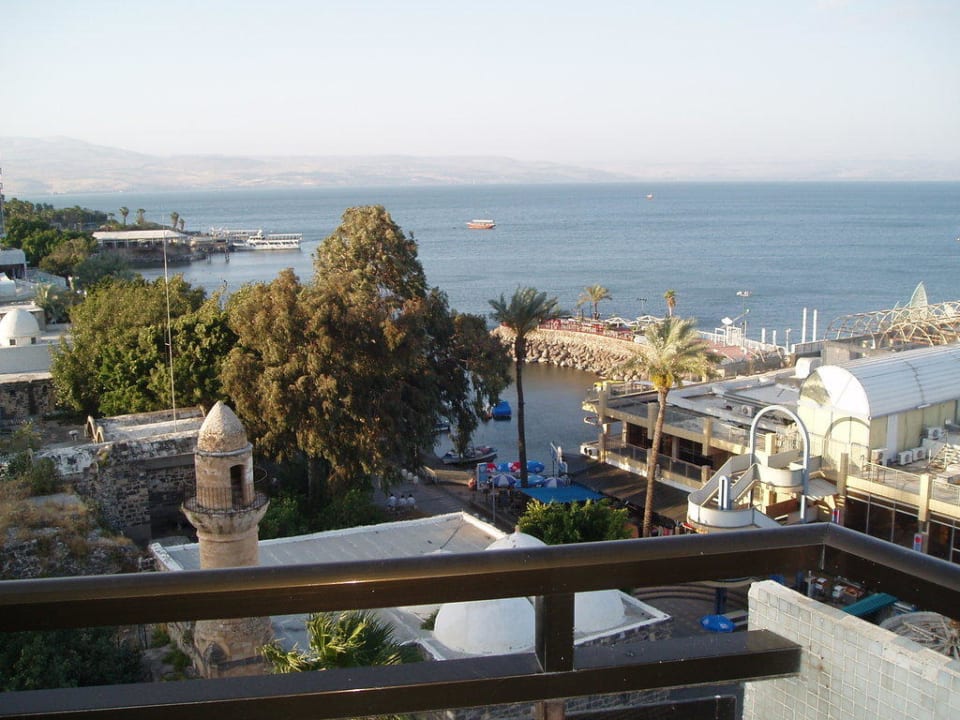 Blick von dem Balkon Leonardo Plaza Hotel Tiberias
