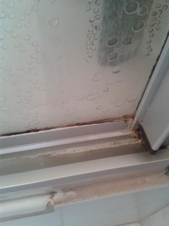 Duschtüre ohne Worte Hotel Gondel