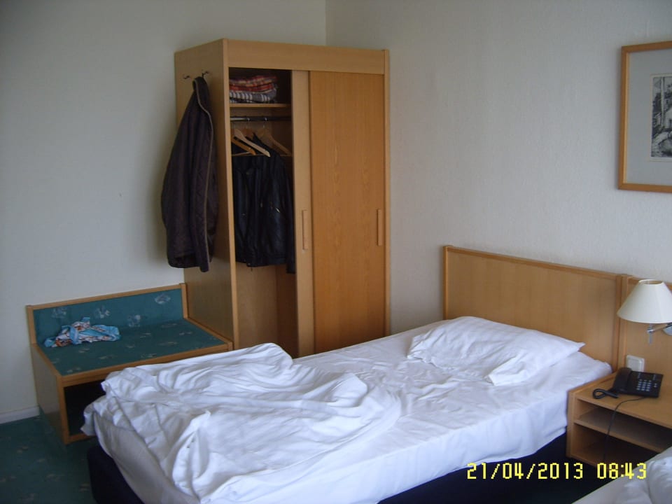 Unaufgeräumtes Zimmer Soibelmanns Hotel Weimar