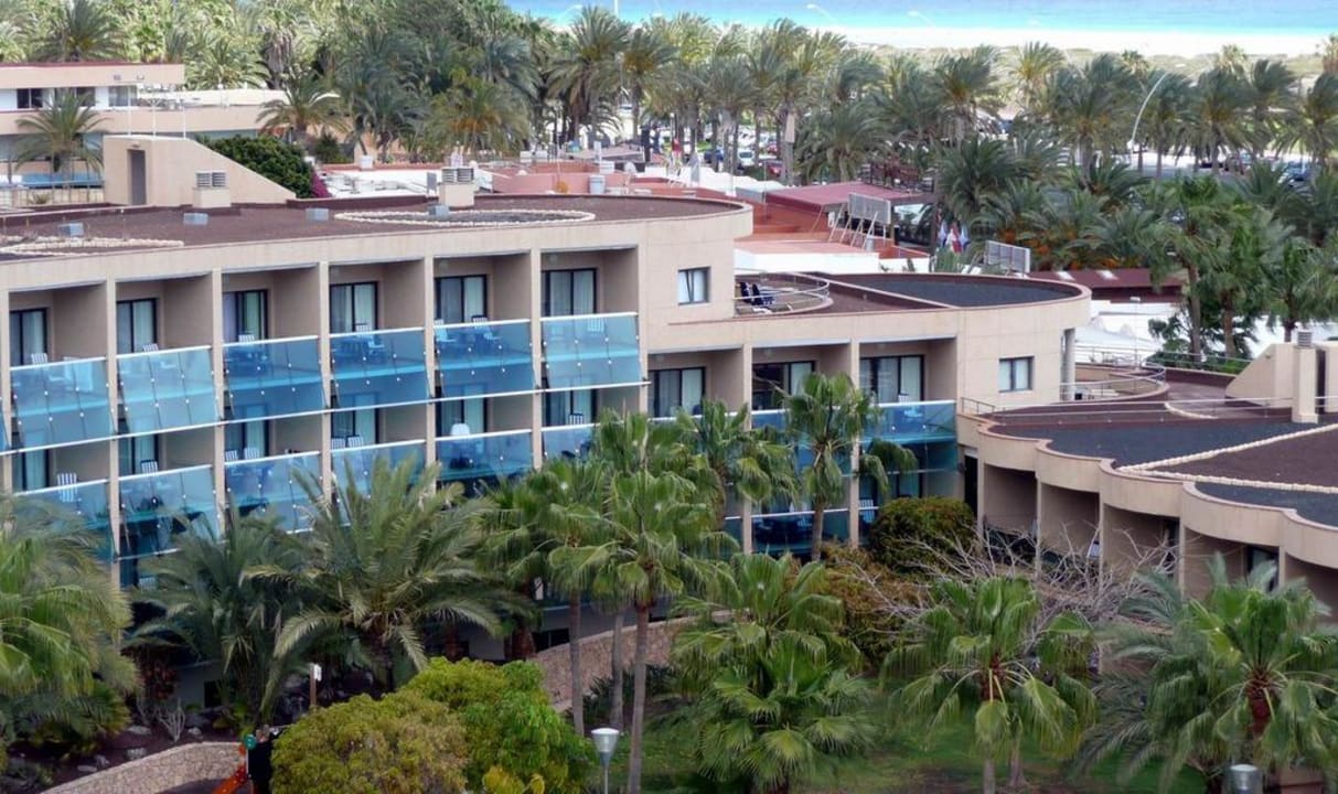 One end of the building MUR Hotel Faro Jandia & Spa Fuerteventura