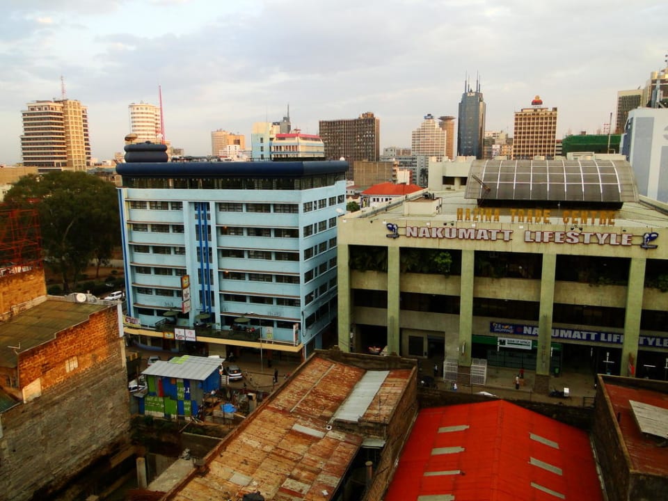 Blick vom Zimmer auf Nairobi Hotel Nairobi Safari Club