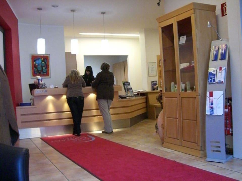 Rezeption des Hotels Altstadthotel Arte