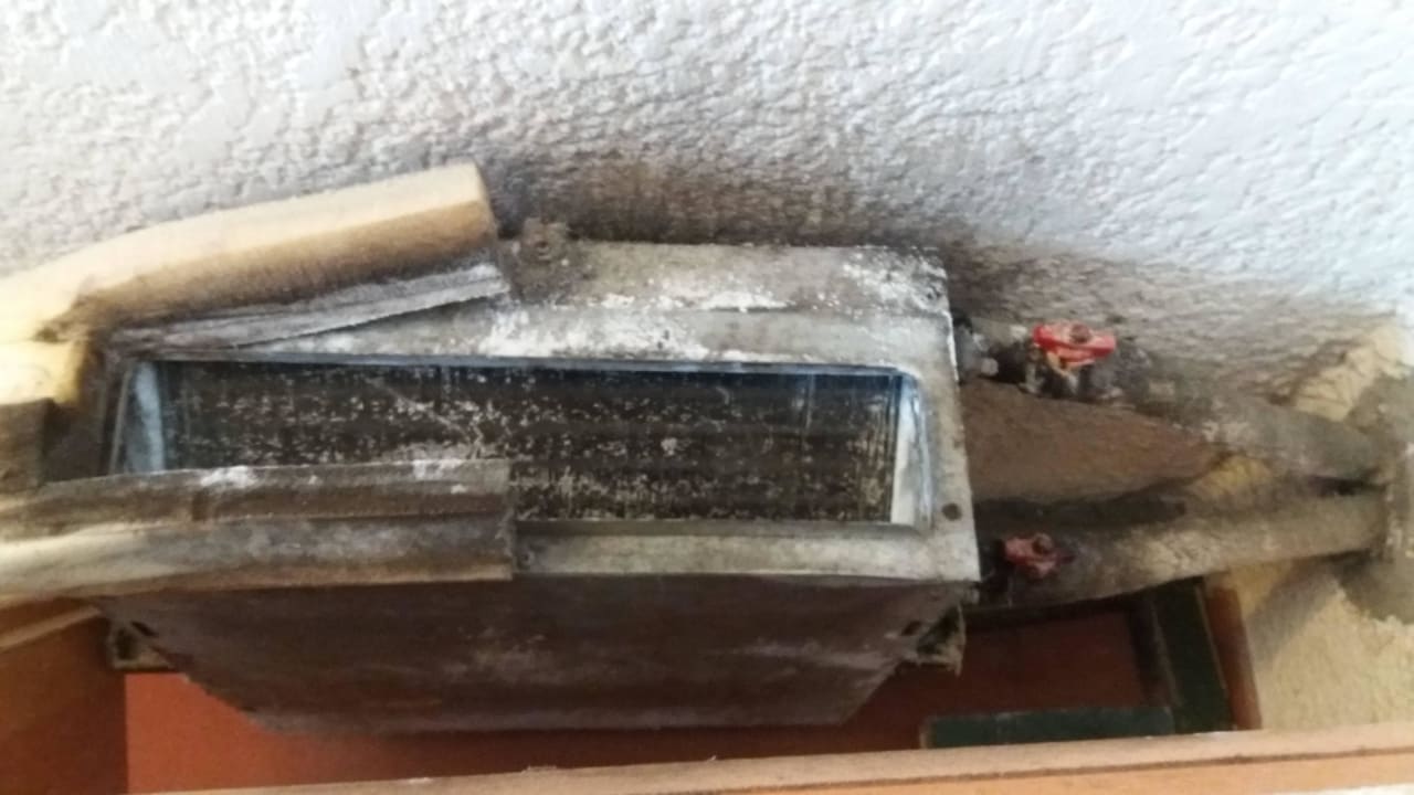 Verschimmelte Klimaanlage Hotel Athos Palace