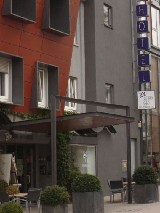 Eingang Hotel City Krone