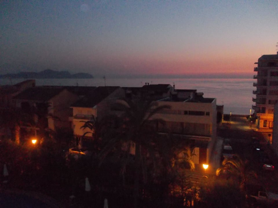6Uhr morgens Blick aus dem Zimmer Caprice Janeiro Hotel & Spa
