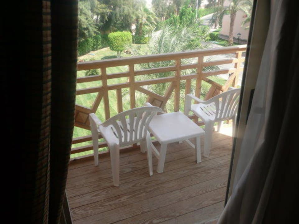 Ausblick vom Balkon des Pavillonzimmers Beach Albatros Resort