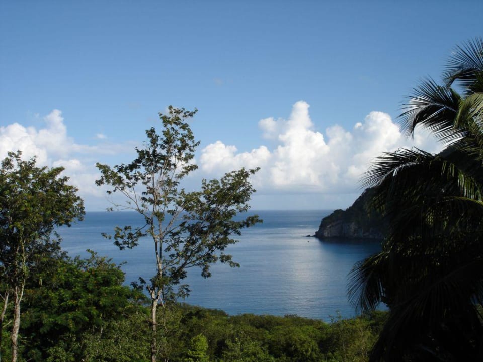 Ausblick auf bucht Hotel Pointe Batterie Cottage-Villas