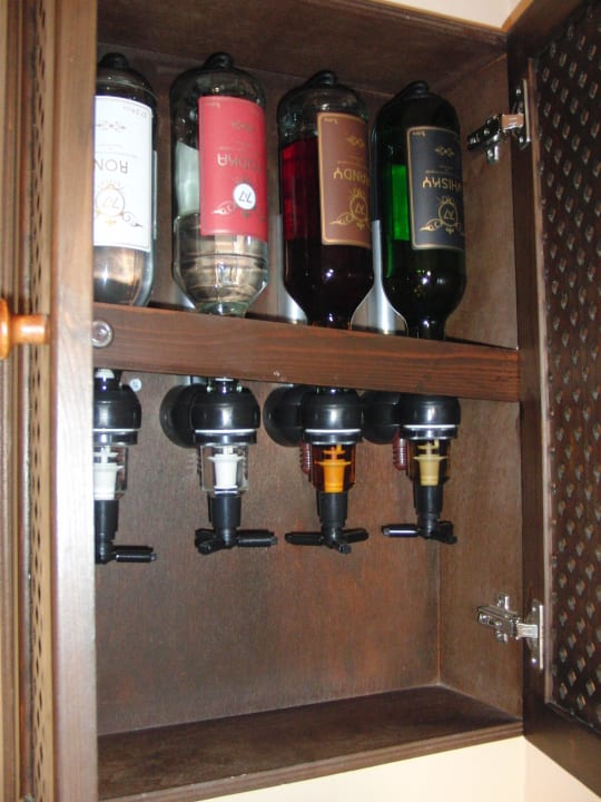 Schnapsbar im "Adults only" Zimmer Hotel Riu Touareg