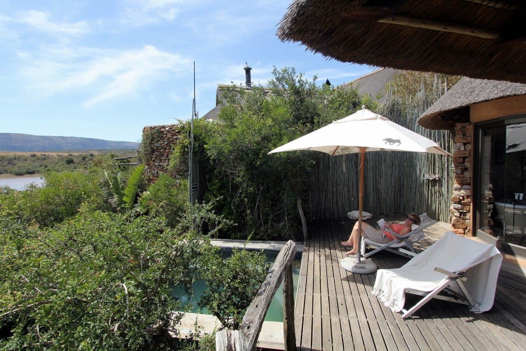 Terrasse Hotel Pumba Private Game Reserve