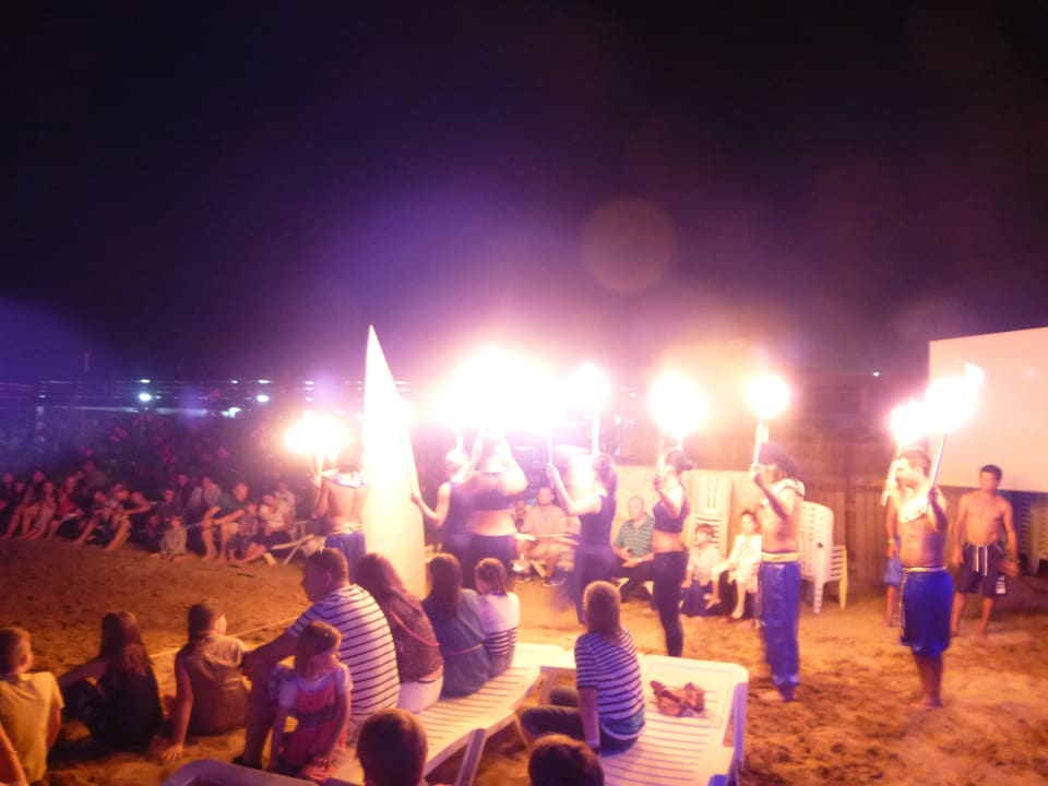 Feuershow Beachparty Aydinbey Kings Palace & Spa