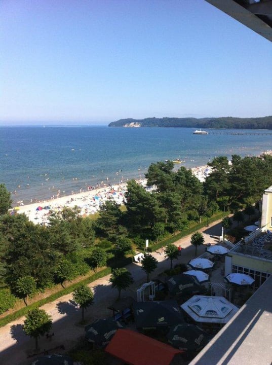 Ausblick von der Sonnenterrasse Arkona Strandhotel
