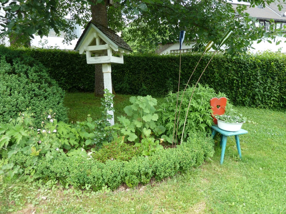 Gartenanlage Ferienwohnung am Fledermaustunnel