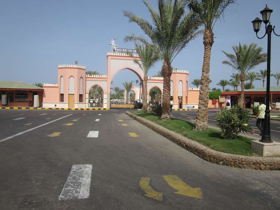 Eingang Pickalbatros Aqua Park Resort - Hurghada