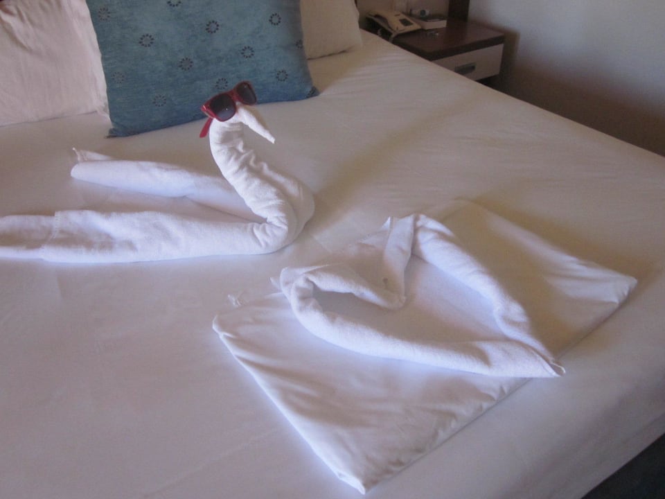 Kreative Putzfrau  Hotel Villa Side