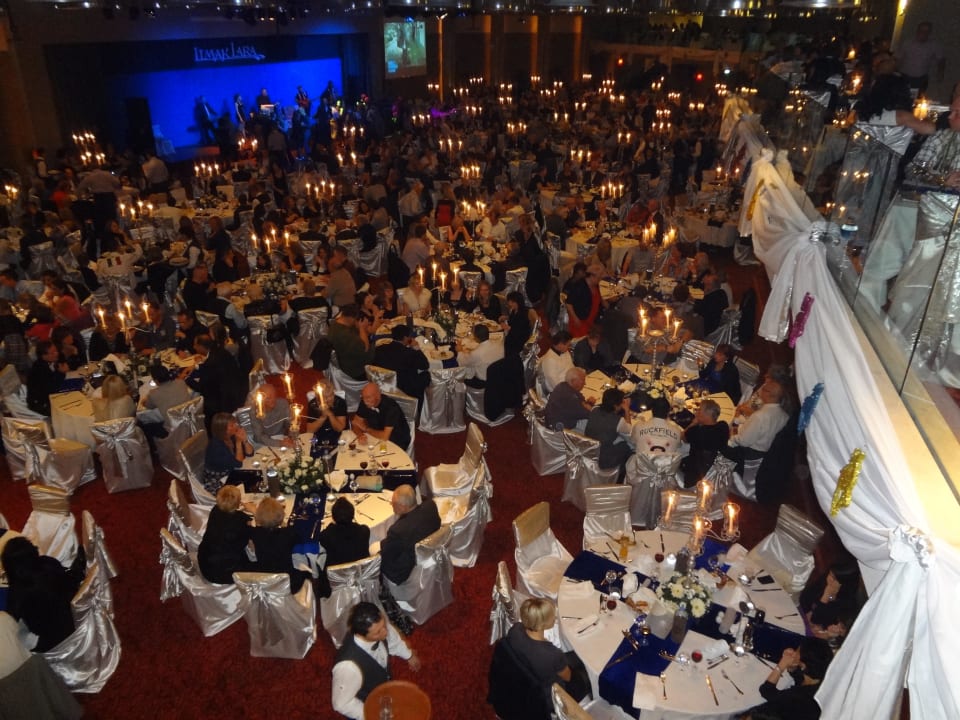 Großer Saal an Silvester Limak Lara Deluxe Hotel & Resort