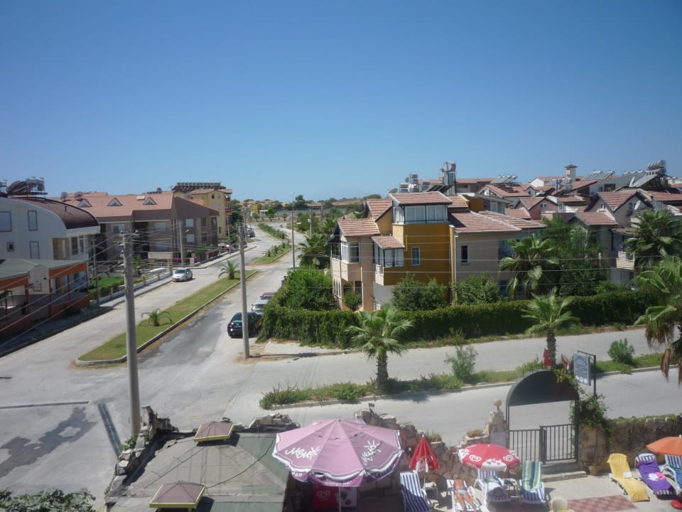 Ausblick von unserem Balkom Semoris Hotel