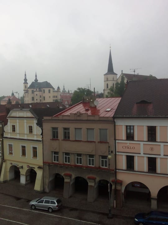 Widok z okna Hotel Zlatá Hvězda