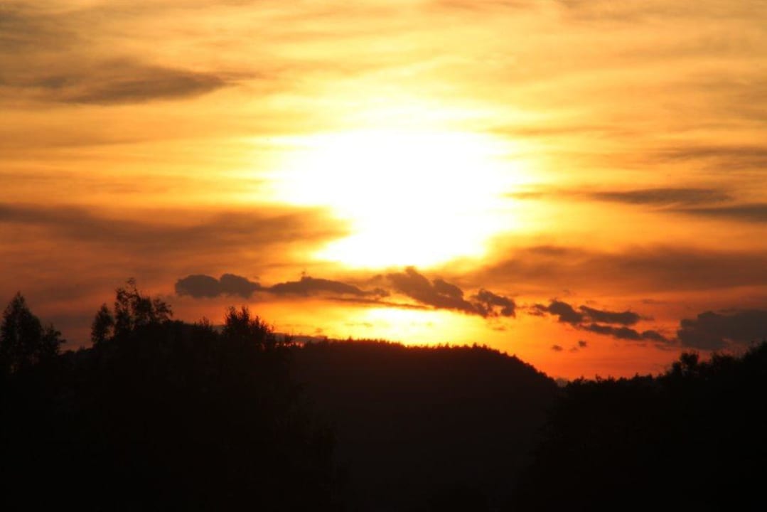 Sonnenuntergang auf der Anlage Familienparadies Reichenhauser