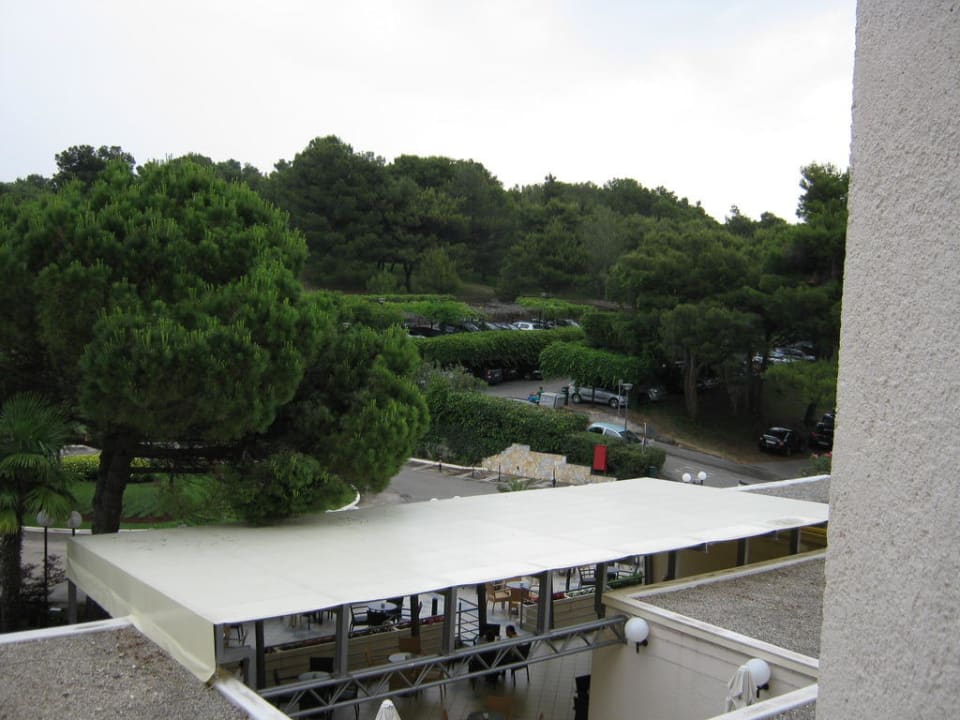 Blick vom Balkon Rubin Hotel